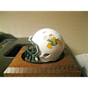 NCAA Oregon Ducks Pocket Pro Custom Helmet Speed Pac 12 Logo Duck Mascot White
